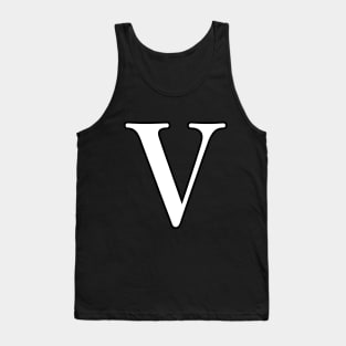 Roman Numeral 5 V Tank Top